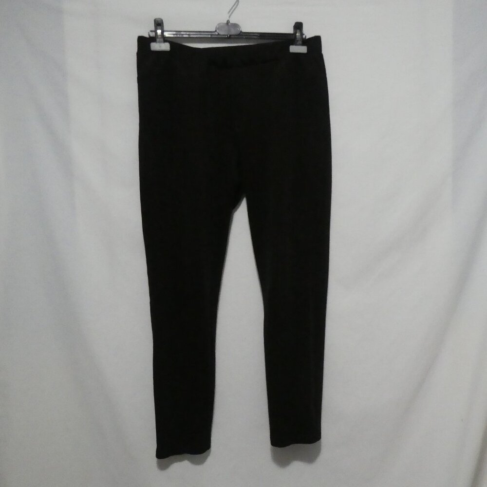 STUDIO POINT | 16.5 inch waist measured | Black Joggers | Faux Front Pockets